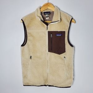 Patagonia Men's Classic Retro x Deep pile Sherpa Fur windproof vest